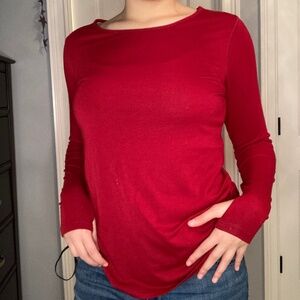 Old Navy Active red long sleeve top
